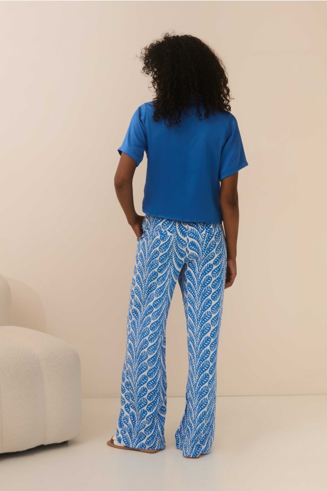 TROUSER SOFIA QC34 1 808 lofty leaves print